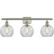 Ballston Athens LED 26 inch Brushed Satin Nickel Bath Vanity Light Wall Light in Clear Glass, Ballston