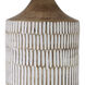 Wickes 24 inch 100 watt White Wash Table Lamp Portable Light