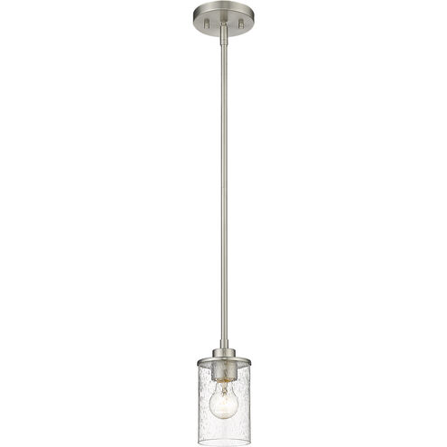 Beckett 1 Light 5.25 inch Brushed Nickel Pendant Ceiling Light