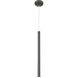 Forest LED 4.75 inch Pearl Black Pendant Ceiling Light in Pearl Black Steel
