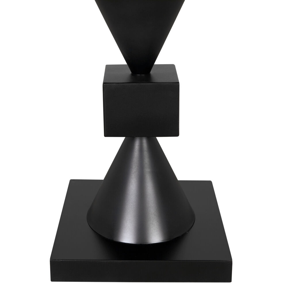 Theo 24.5 X 24 inch Matte Black Side Table