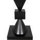 Theo 24.5 X 24 inch Matte Black Side Table
