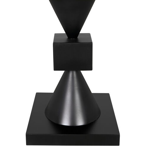 Theo 24.5 X 24 inch Matte Black Side Table