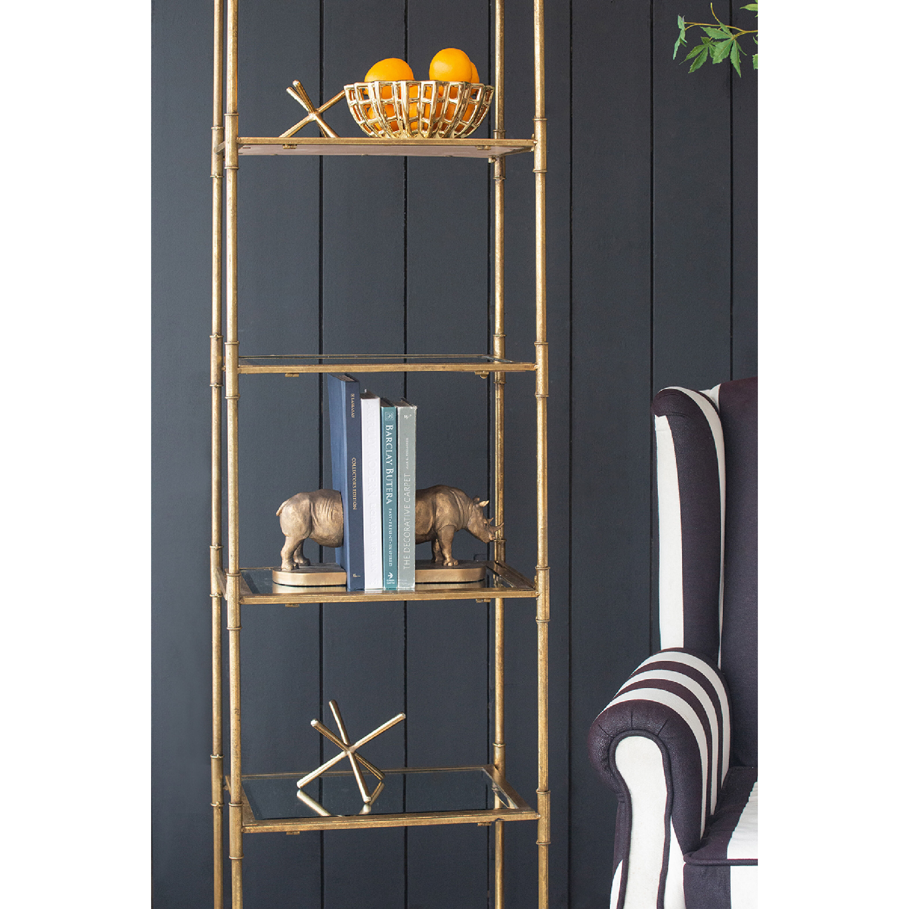 Persia 70.5 X 19.7 X 14.6 inch Gold Shelf