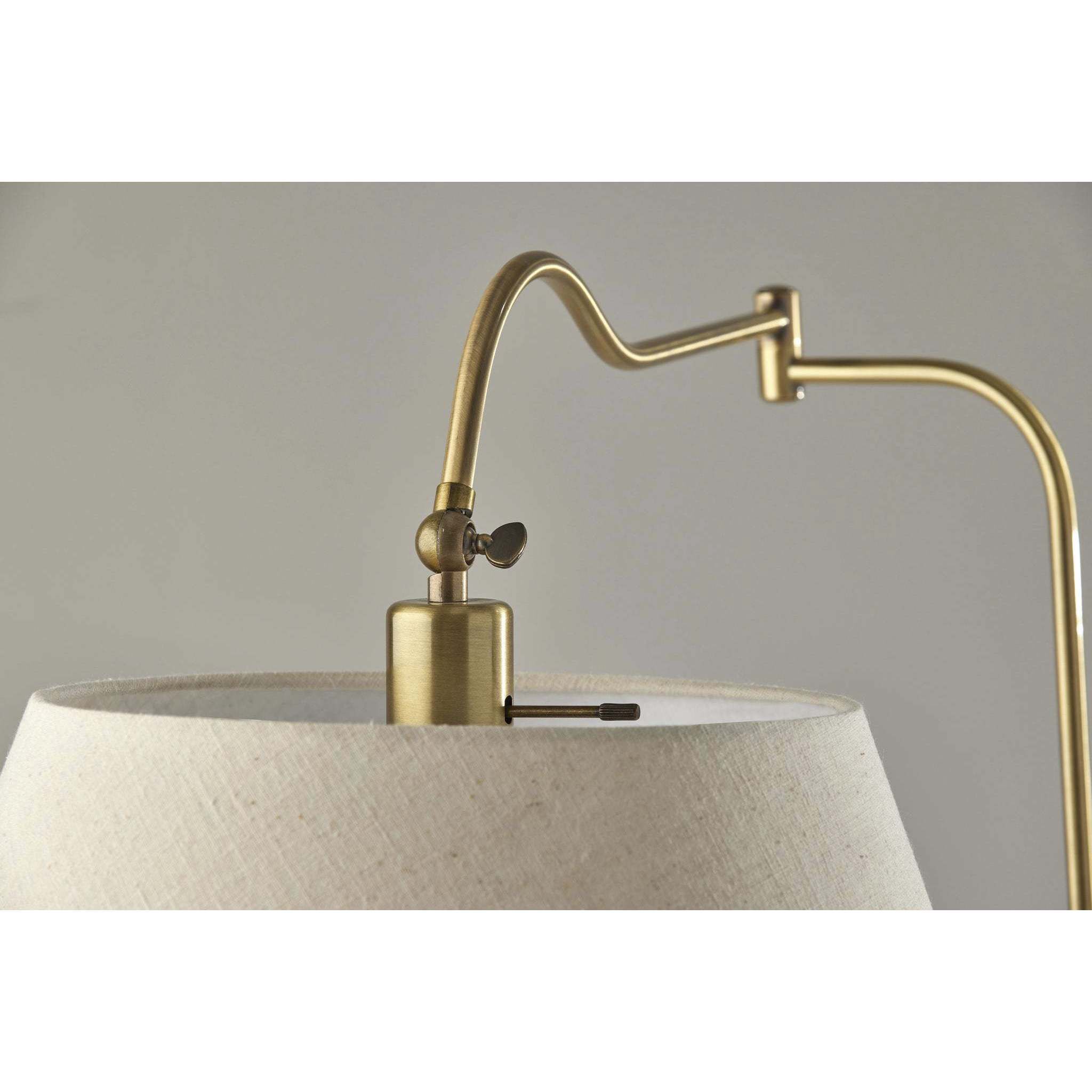 Rodeo 60.25 inch 150.00 watt Antique Brass Floor Lamp Portable Light