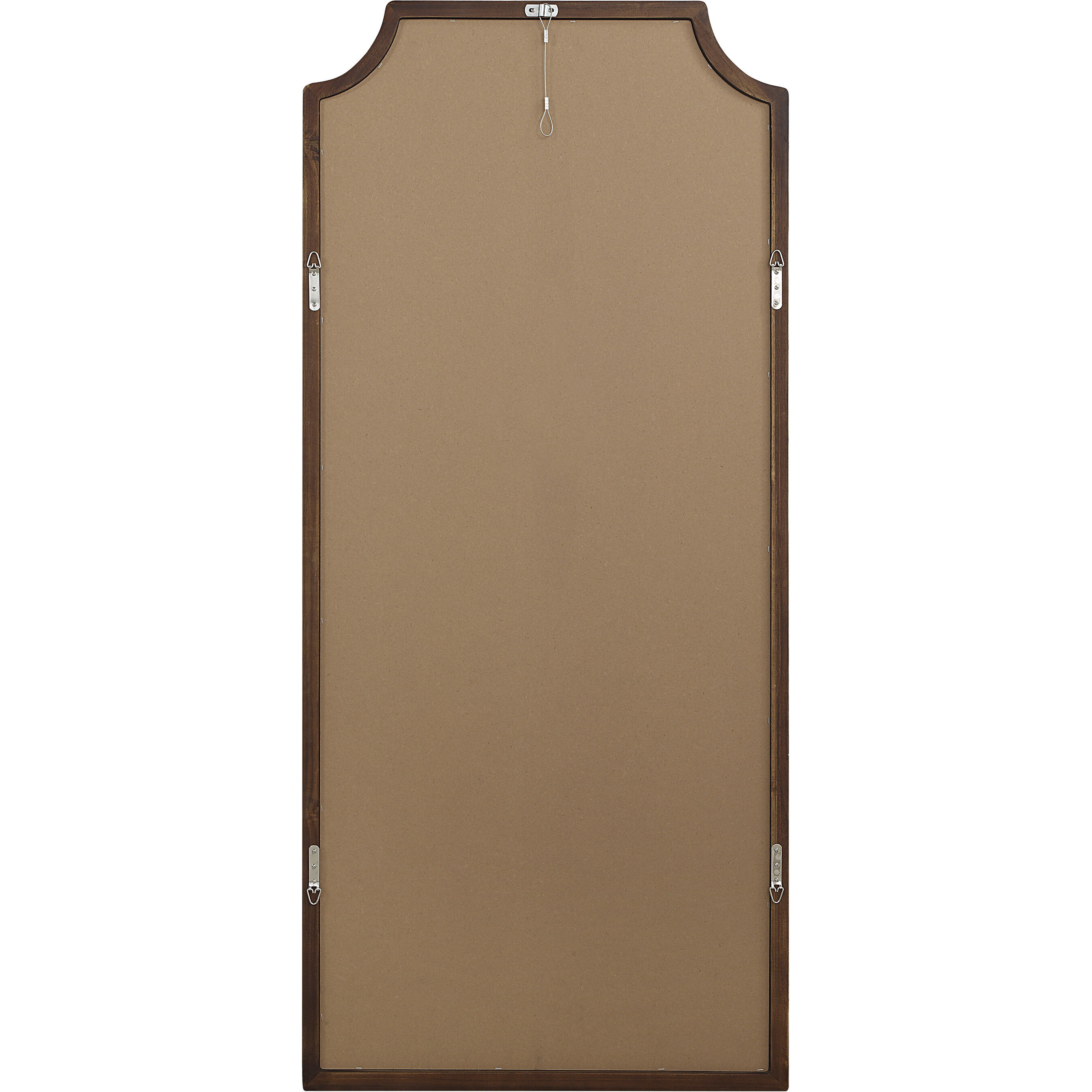 Otara 68 X 30 inch Walnut Wall Mirror