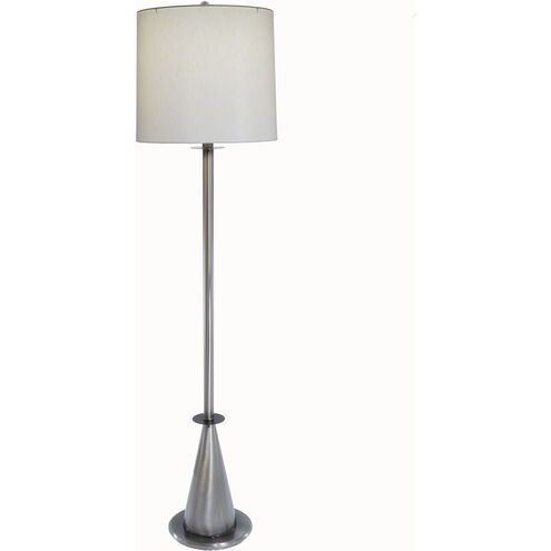 Ellie 64 inch Antique Nickel Floor Lamp Portable Light
