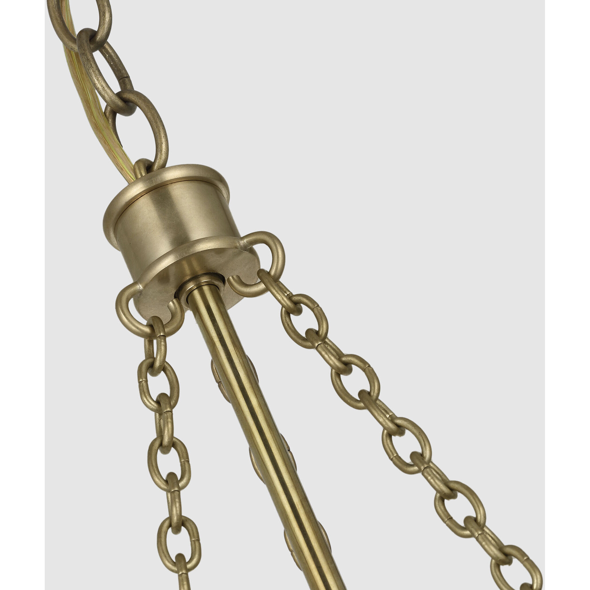 Marie Flanigan Reese LED 18.25 inch Soft Brass Globe Pendant Ceiling Light