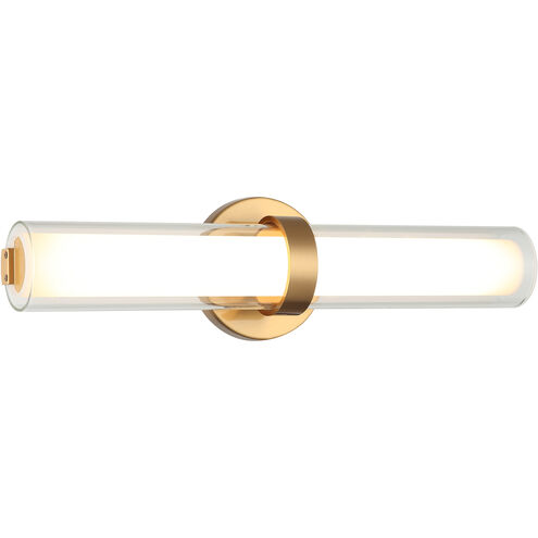 Satchie Wall Sconce Wall Light in Aged Gold Brass