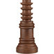 Malayan 39.5 inch 150 watt Natural Table Lamp Portable Light, Phyllis Morris Collection
