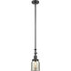 Franklin Restoration Bell 1 Light 5 inch Oil Rubbed Bronze Mini Pendant Ceiling Light in Incandescent, Silver Plated Mercury, Franklin Restoration