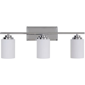 Albany 3 Light 25 inch Chrome Vanity Light Wall Light