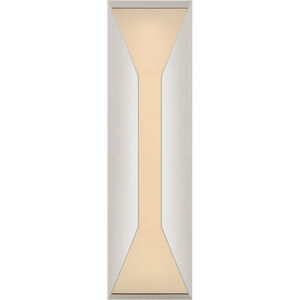 Kelly Wearstler Stretto LED 16 inch Polished Nickel Outdoor Sconce, Medium