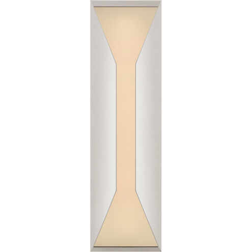 Kelly Wearstler Stretto LED 16 inch Polished Nickel Outdoor Sconce, Medium