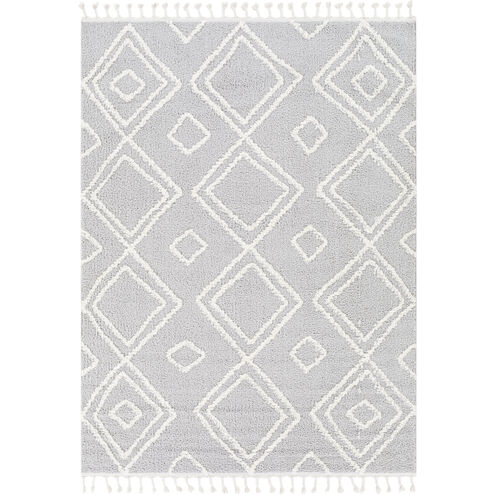 Alhambra 120 X 94 inch Light Grey Rug in 8 x 10, Rectangle