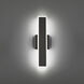 Bastone LED 18.03 inch Black Outdoor Wall Light in 3500K, dweLED