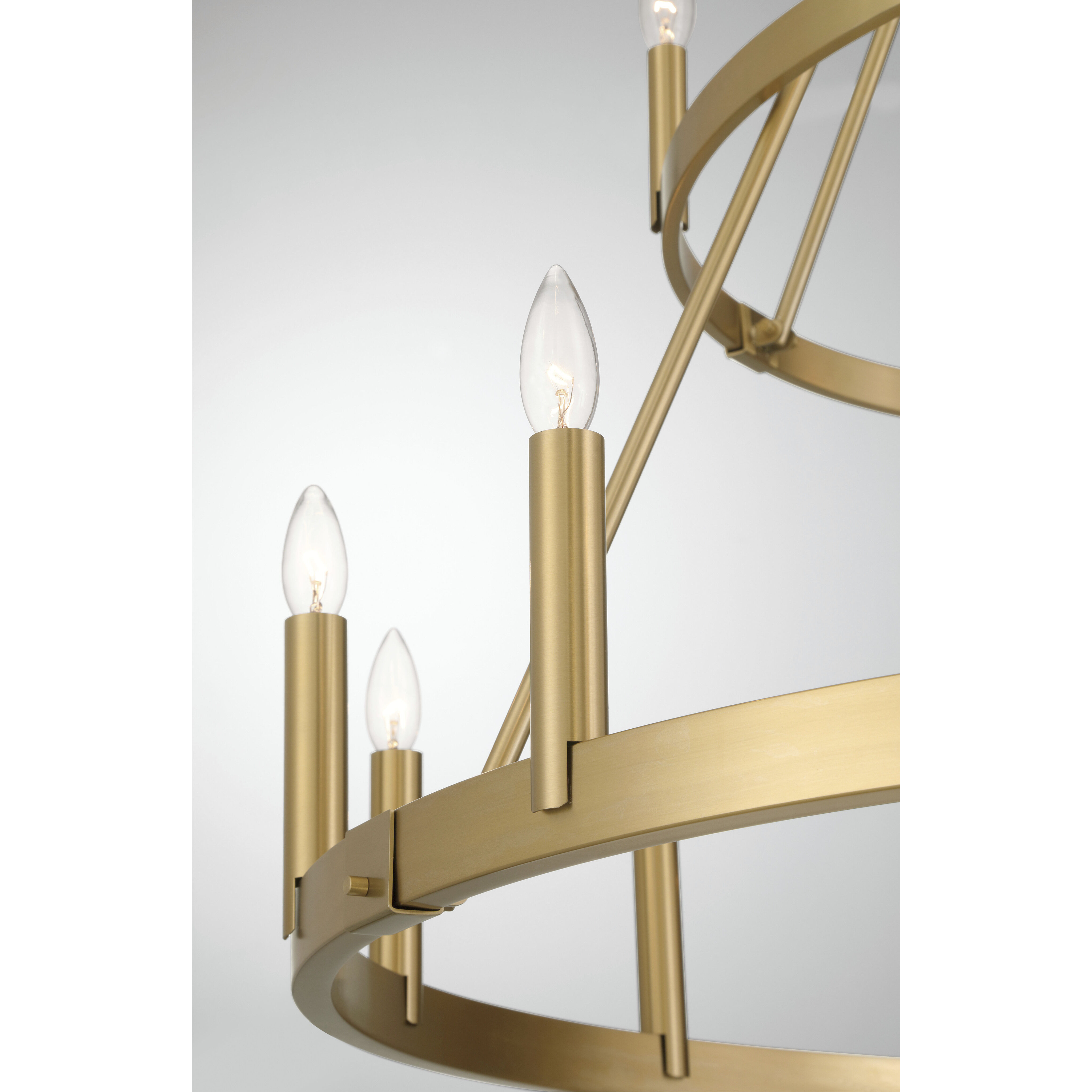 Dutton 18 Light 42.75 inch Signature Brass Chandelier Ceiling Light
