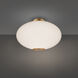Illusion LED 22.1 inch Aged Brass Indoor Ceiling Lighting in 3500K