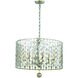 Layla 6 Light 23.75 inch Antique Silver Chandelier Ceiling Light