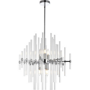 Sienna 6 Light 23 inch Chrome Pendant Ceiling Light