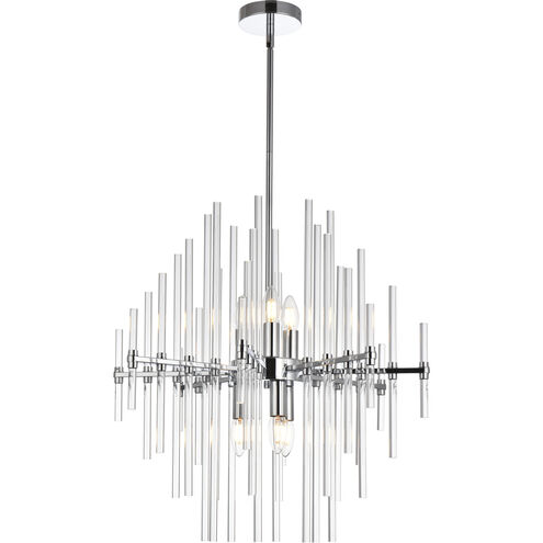 Sienna 6 Light 23 inch Chrome Pendant Ceiling Light
