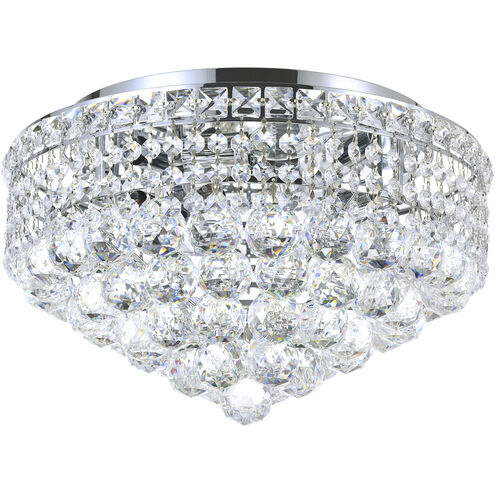 Luminous 5 Light 16 inch Chrome Flush Mount Ceiling Light