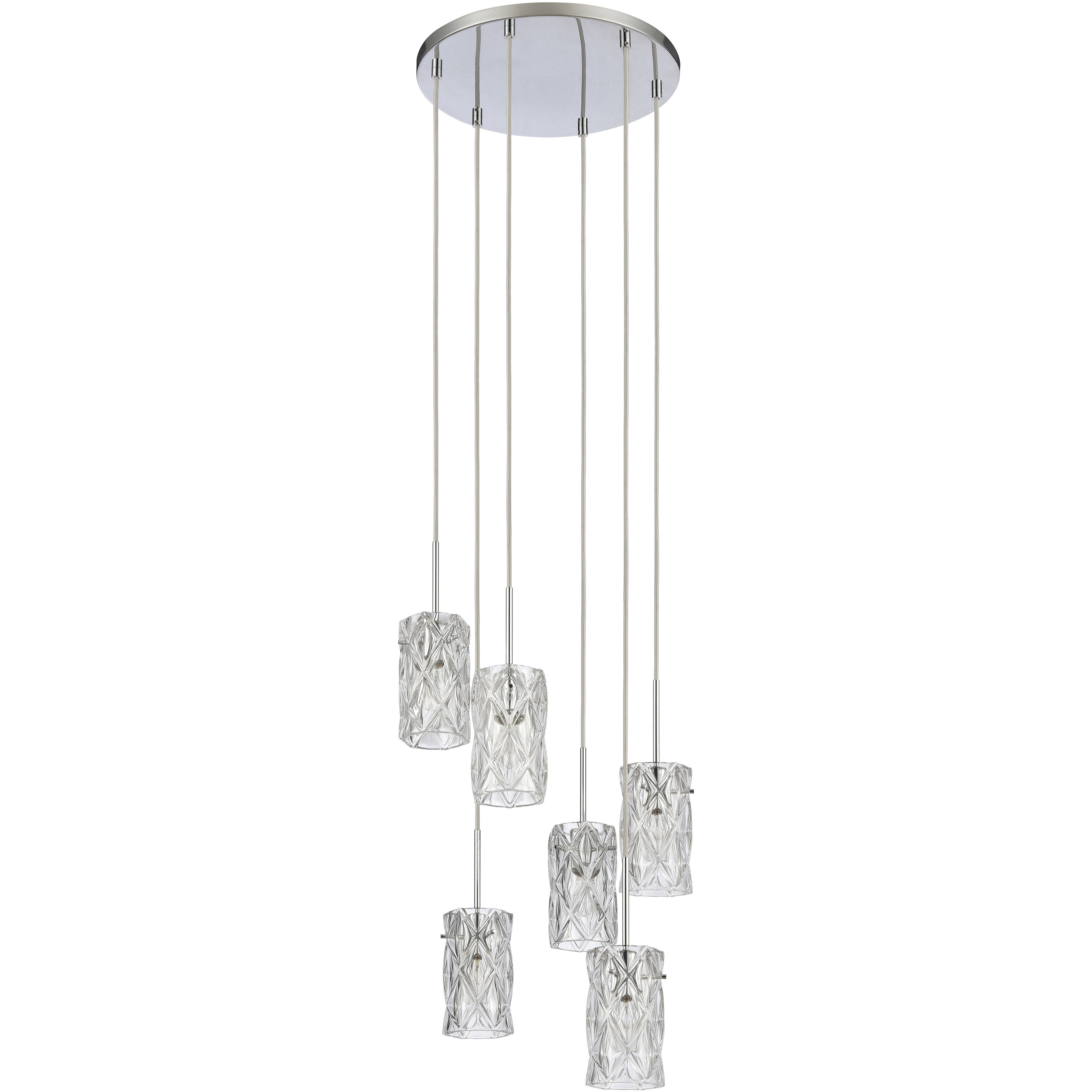 Forma de Crystal Pendant Ceiling Light
