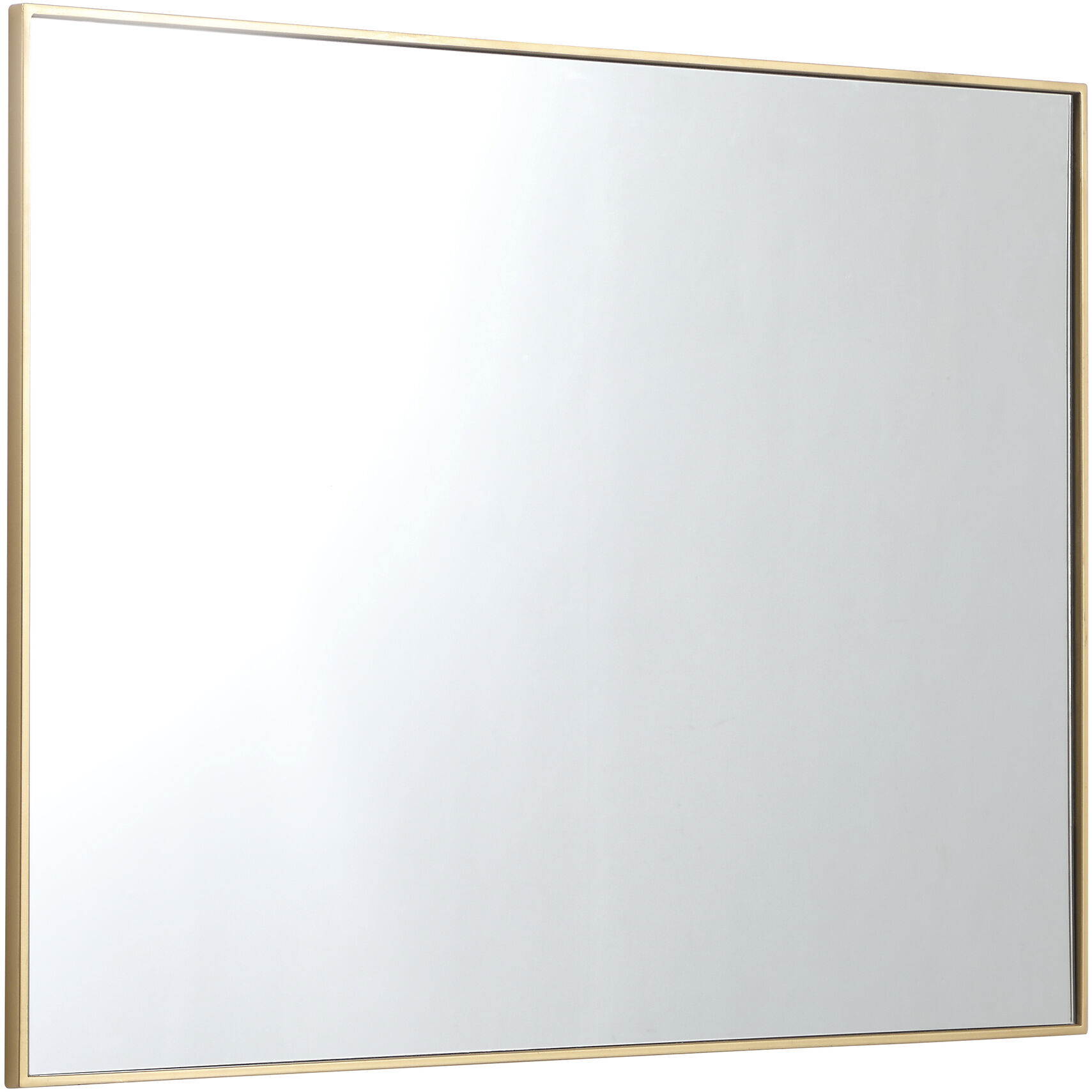 Monet 48 X 36 inch Brass Wall Mirror