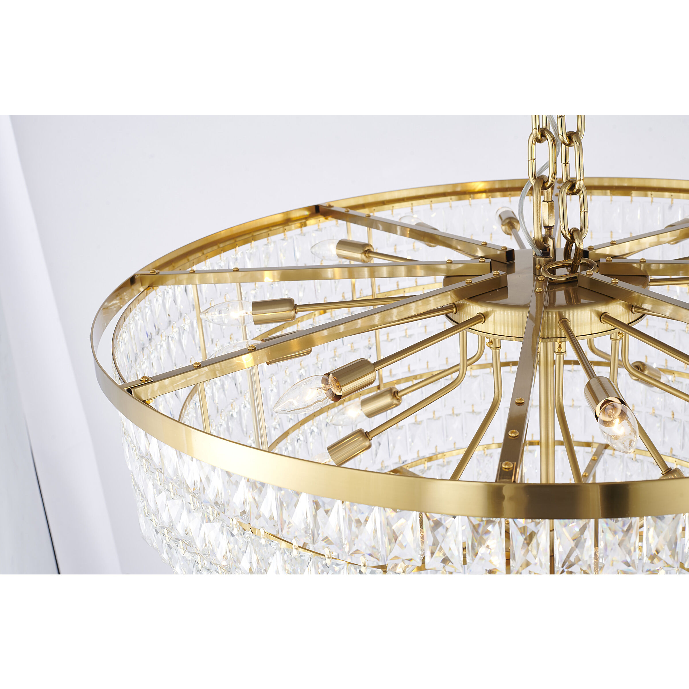 Canada 32 Light 42 inch Gold Chandelier Ceiling Light