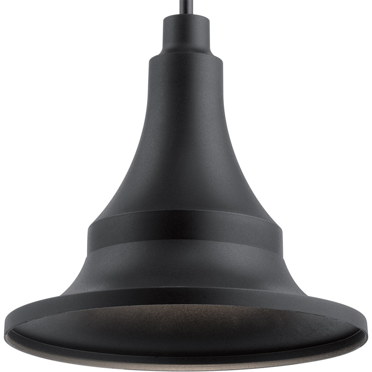 Hampshire 1 Light 16 inch Textured Black Outdoor Hanging Pendant