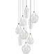 Victoria LED 18.5 inch Chrome Multi-Pendant Ceiling Light