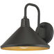 Vectra 1 Light 9.75 inch Powder Coated Black Outdoor Wall Sconce
