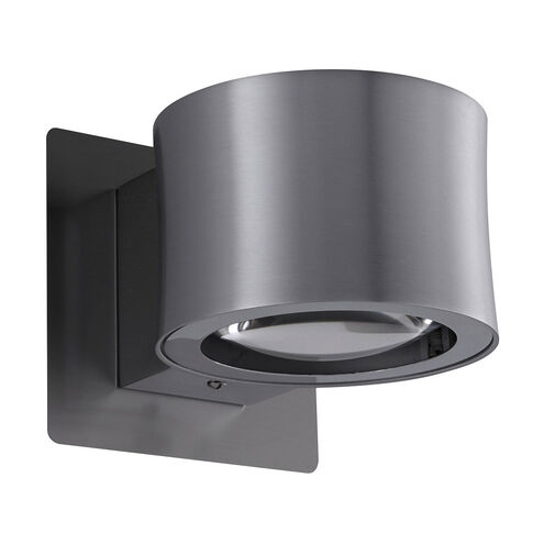 Zeitlos LED 6 inch Satin Nickel with Chrome Wall Sconce Wall Light, Luce Elevata Impulse