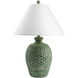 Yosemite 26 inch 150 watt Green Accent Table Lamp Portable Light