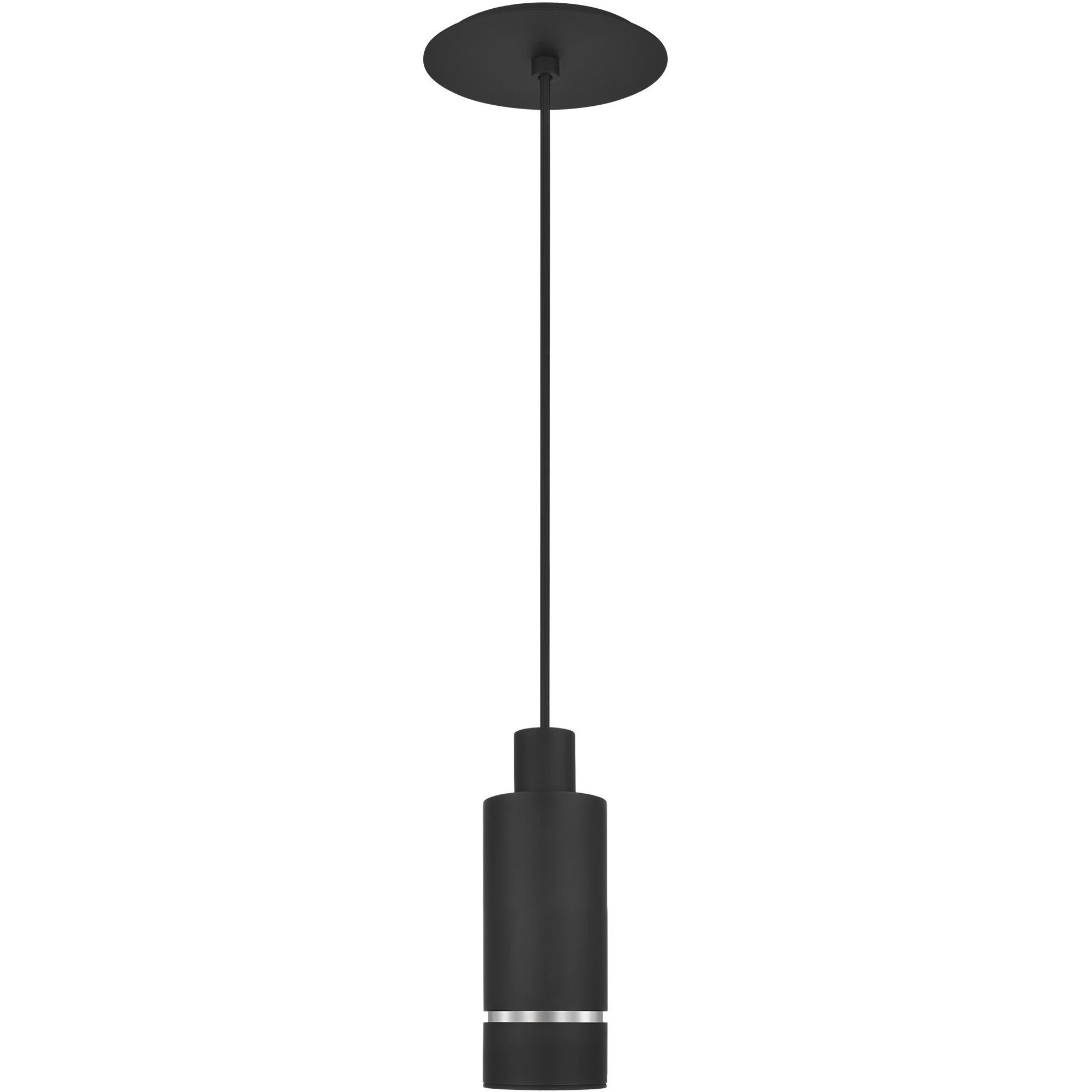Mick De Giulio Sottile LED Nightshade Black Pendant Ceiling Light, Integrated LED