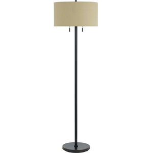 Calais 59 inch 60 watt Dark Bronze Floor Lamp Portable Light