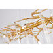 Canada 12 Light 25 inch Gold Chandelier Ceiling Light