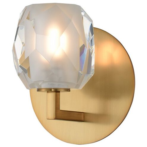 Stella LED 6 inch Winter Brass Wall Sconce Wall Light