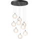 Fritz 9 Light 20.5 inch Black Pendant Ceiling Light