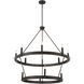 Dalvor 12 Light 42.75 inch Dark Bronze Pendant Ceiling Light