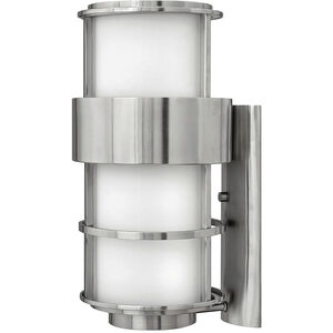 Saturn LED 20 inch Stainless Steel Outdoor Wall Mount Lantern, Large