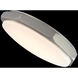 Grommet 1 Light 16 inch Brushed Nickel Flush Mount Ceiling Light