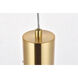 Constellation LED 5 inch Gold Pendant Ceiling Light