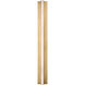 Kelly by Kelly Wearstler Linea LED 2.6 inch Hand Rubbed Antique Brass ADA Sconce Wall Light