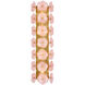 kate spade new york Leighton LED 7.75 inch Soft Brass Sconce Wall Light in Blush Tinted Glass