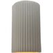 Ambiance 2 Light 7.75 inch Matte White and Champagne Gold Wall Sconce Wall Light