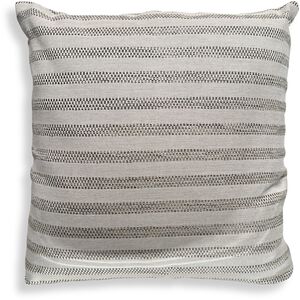 Basket Stripe 20 inch Flax Outdoor Pillow