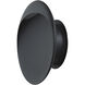 Sol LED Matte Black Outdoor Wall Light