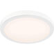 Prime 1 Light 12 inch White Flushmount Ceiling Light