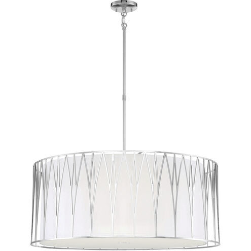 Regal Terrace LED 32 inch Polished Nickel Pendant Ceiling Light